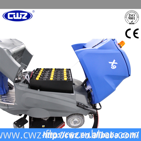 CWZ X9 CE approved floor cleaning ride on floor scrubber